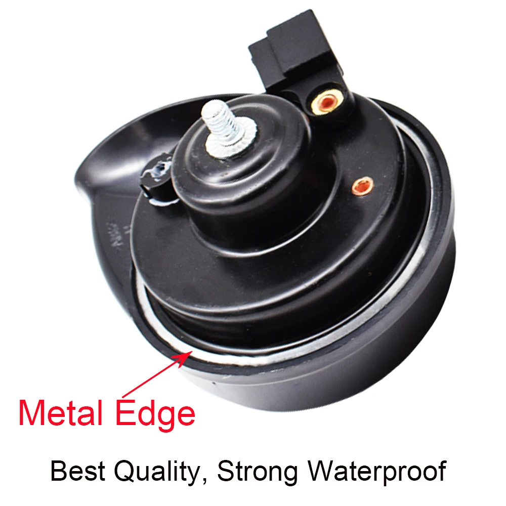 12V 125db 410/510Hz Dual Tone Snail Horn For Toyota RAV4 XA30 2005 2006 2007 2008 2009 2010 2011 2012 2013 2014 2015 2016