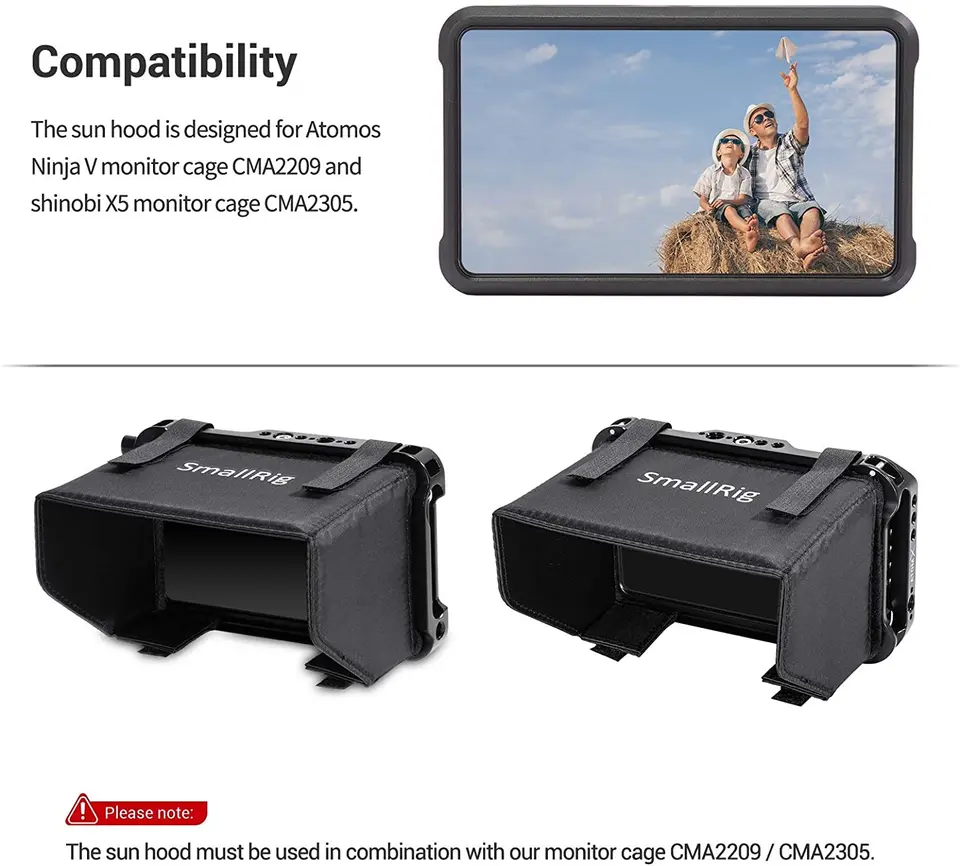 SmallRig モニター サン フード ATOMOS Ninja V 5