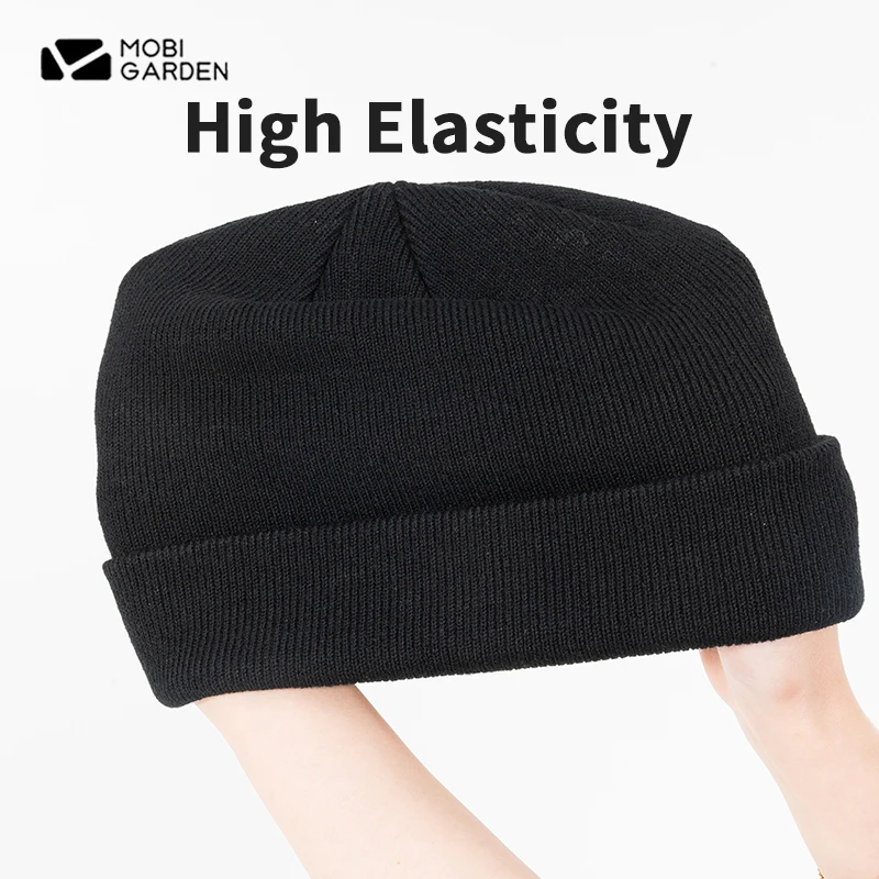 MOBI GARDEN Men Women Fashion Knitted Hat Winter Keep Warm Ear Protect Soft Breathable  Cap Outdoor Travel Hiking Leisure Winter