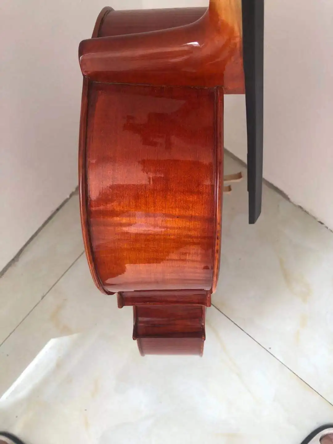 Fine Tone! Rich flame!handmade Solid wood Cello 4/4 3/4 1/2 1/4 maple Violoncello Professional Acoustic Musical Instrument,Bow,
