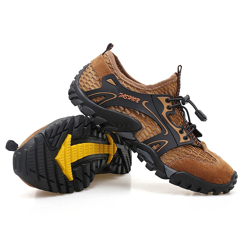 Zomer Mannen Ademende Outdoor Berg Mesh Wandelschoenen Trekking Sneakers Trail Klimmen Camping Tracking Treking Big Size