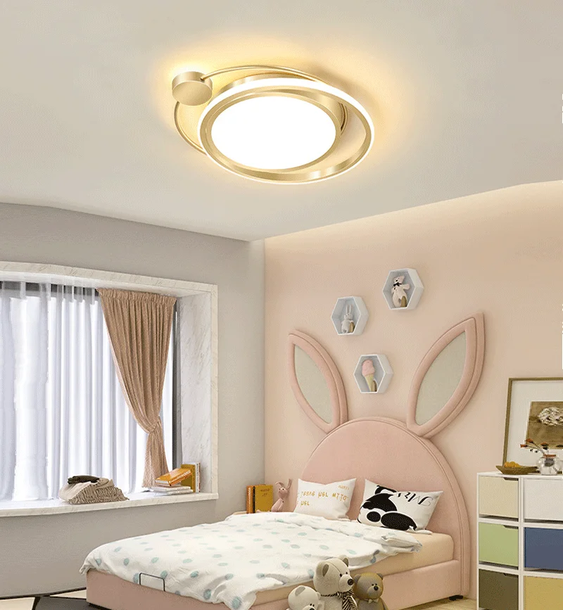 Nordic Modern LED Iron Ceiling Lamp Living Room Dining Room Bedroom Kitchen Corridor Aisle Entrance Lighting LEDLamp