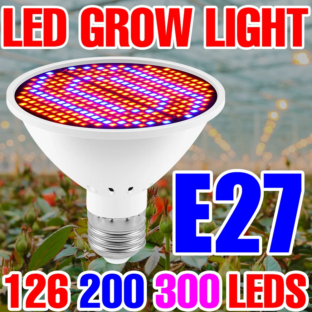 Full Spectrum 6W 15W 20W Plant LED Grow Light E27 LED Fitolamp 85-265V E14 LED Growing Lamp For Indoor Plants Flowers Greenhouse