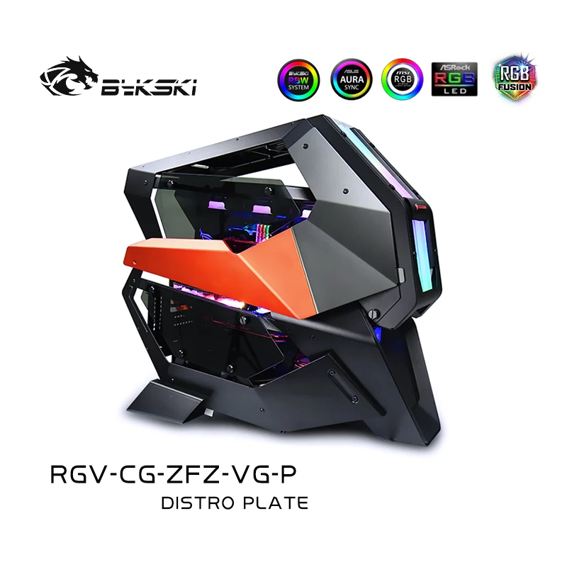 Bykski RGV-CG-ZFZ-VG-P Waterway Boards For COUGAR CONQUER 2 Case For Intel CPU Water Block & Single GPU Building