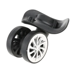 A01 Swivel Mute Wheels Suitcase Luggage Replacement Casters for Travel Bag - Wear-resistant and Durabl (1 Pair)