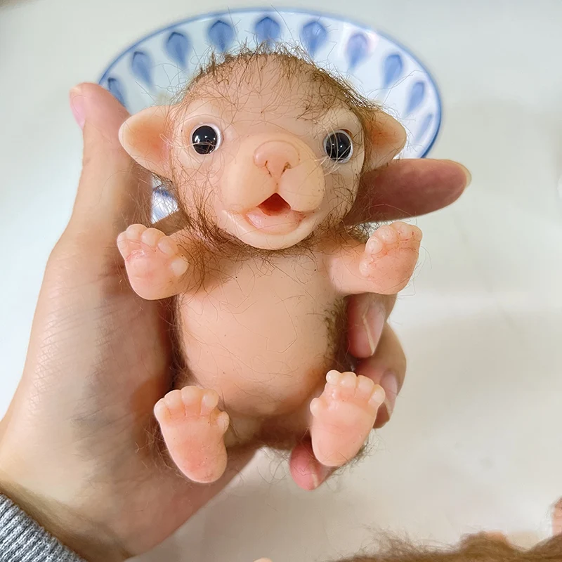 

New 5 Inch Reborn Doll Full Body Silicone Puppies Cute and Realistic Puppies Reborn Puppies Realistic and Cute Delicate Dog