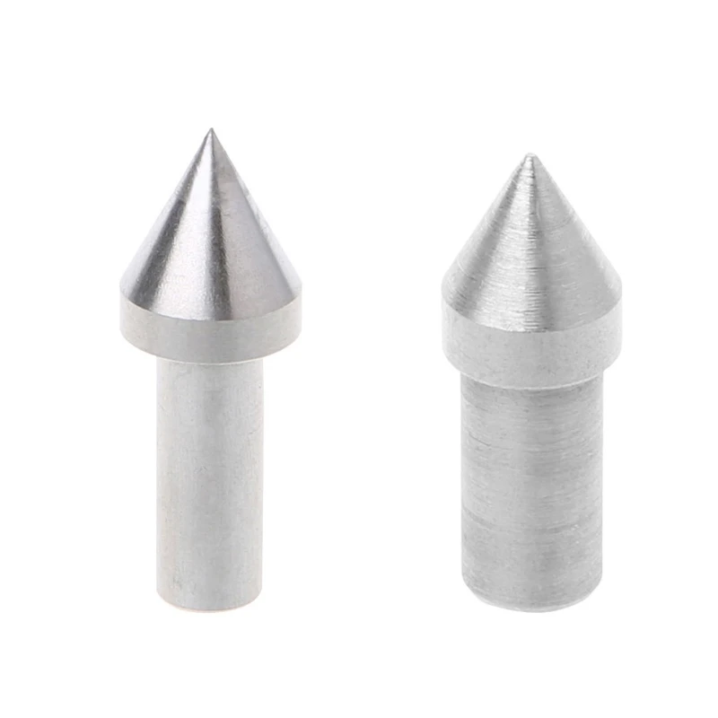 Broca de dedal de centro vivo para Mini máquina de torno, accesorios para carpintería, bricolaje