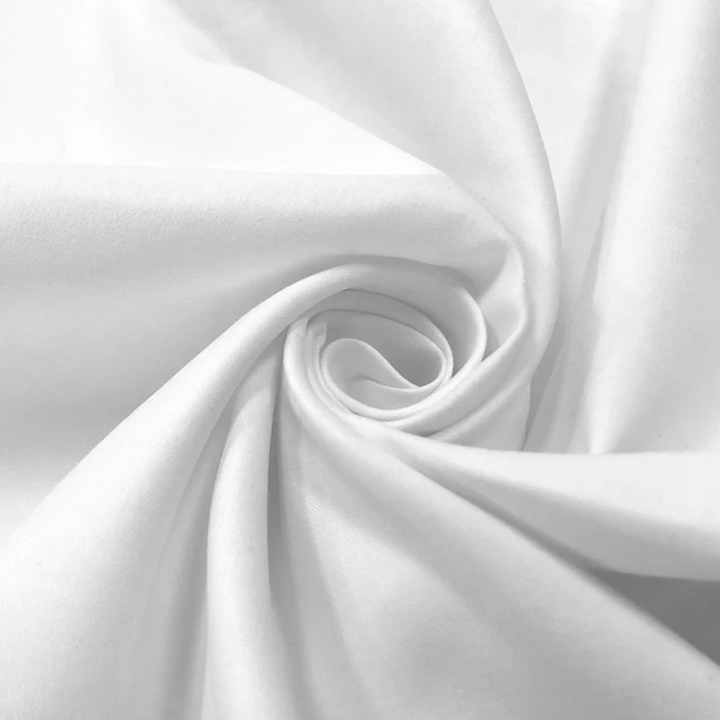 Size 1*1.5 Meter Width Poly Microfiber Peached Finished Twill Polyester Peach Skin.Printed White fabric