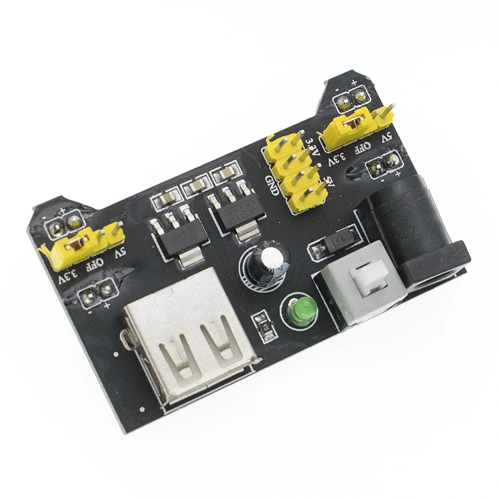 3.3V/5V MB102 Breadboard Power Nodule+MB-102 830 Points Solderless Prototype Bread Board Kit +65 Flexible Jumper Wires