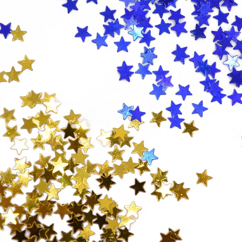 6/10mm Stars Confetti Acrylic Star Confettis Sprinkles For Table Anniversary Wedding Birthday Decor Colorful Bright DIY Supplies