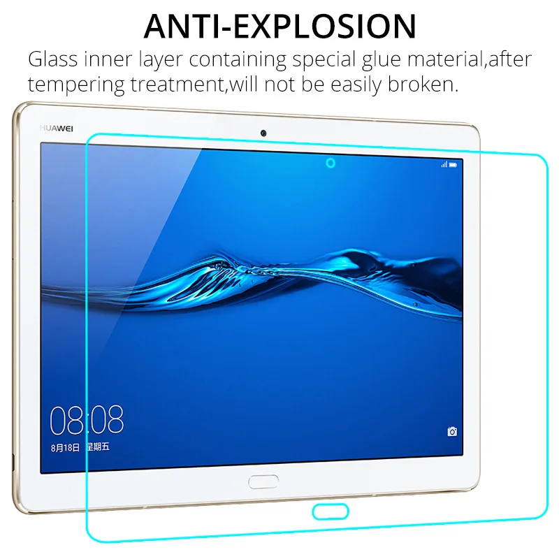 9H Tempered Glass for Huawei Mediapad M3 Lite 10 10.1 inch BAH-W09 BAH-AL00 Screen Protector for Huawei M3 Lite 10 Glass Film