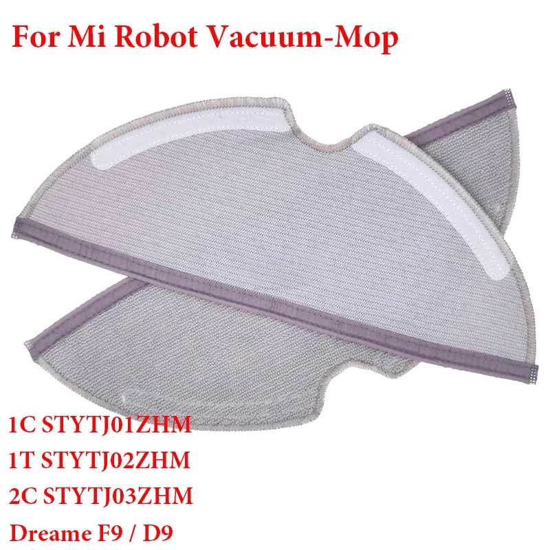 For XiaoMi Mi Robot Vacuum-Mop 1C 1T 2C STYTJ01ZHM STYTJ02ZHM STYTJ03ZHM Dreame F9 / D9 Mop Cloth Parts Mop Rags Accessories