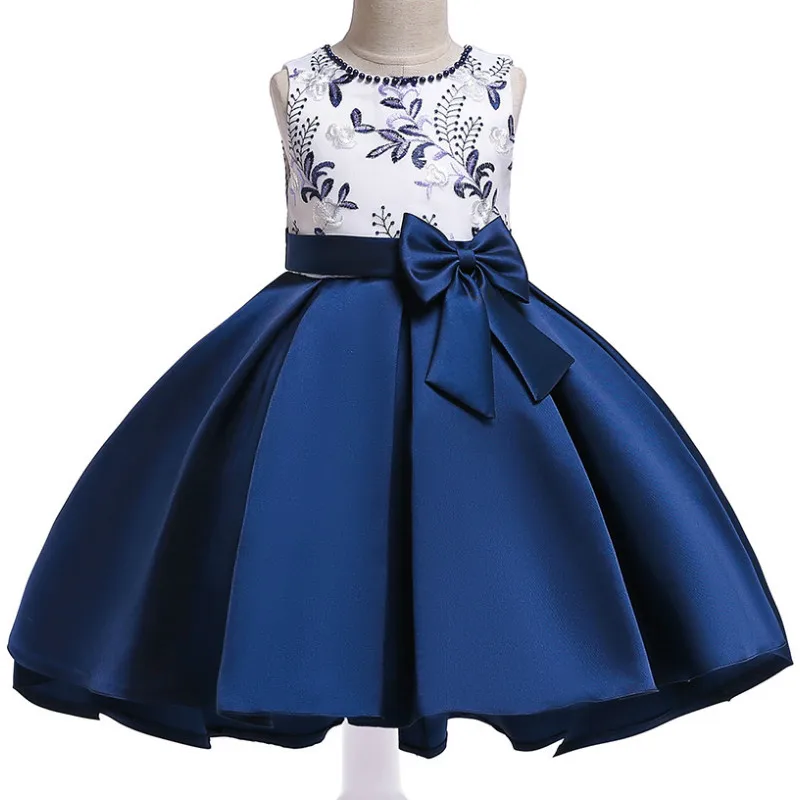 Summer Flower Girls Dress Princess Wedding Party Dresses Children Kids Prom Gown Vestidos Baby Christmas Children Clothing