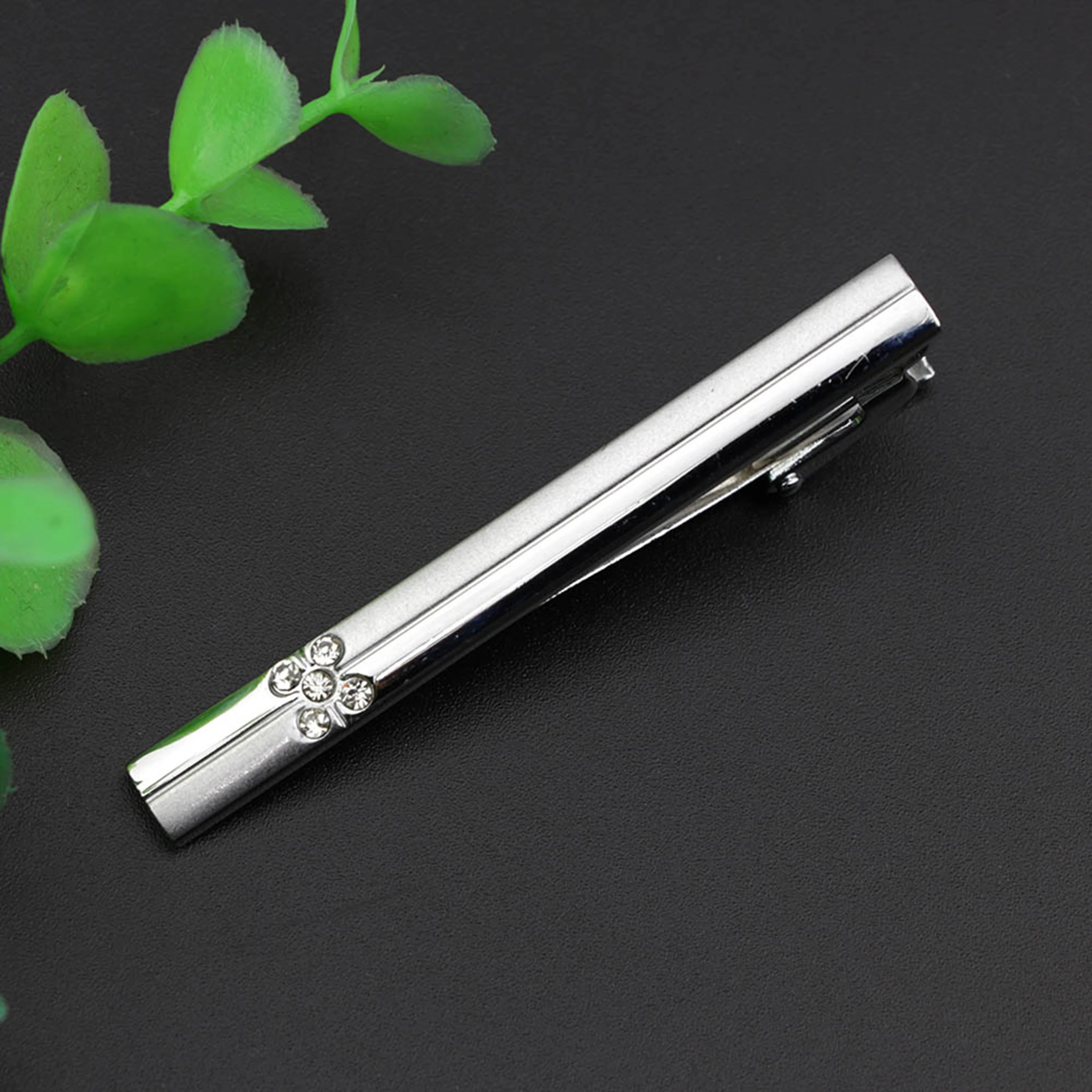 مشبك من النيكل للرجال ، إكسسوارات ، جودة عالية ، نمط عصري ، نقش معدني ، شريط بسيط ، قفل عمل ، هدية دبوس عملي #2