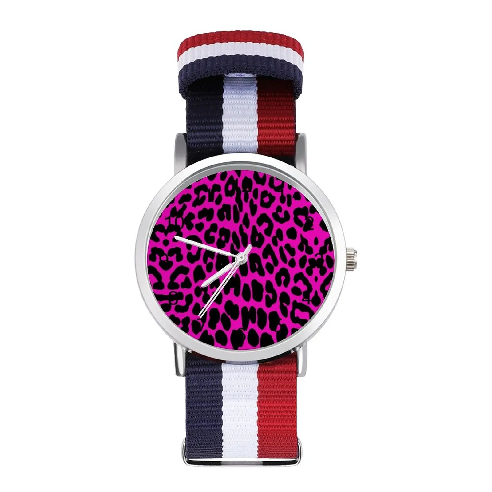 Reloj de cuarzo con patrón de leopardo, pulsera con diseño de piel de Animal para adolescentes, Vintage, venta al por mayor