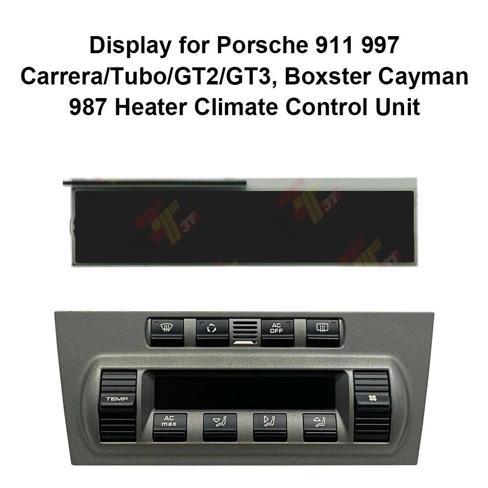 Display for Porsche 911 997 Carrera, Boxster Cayman 987 Climate Control Unit