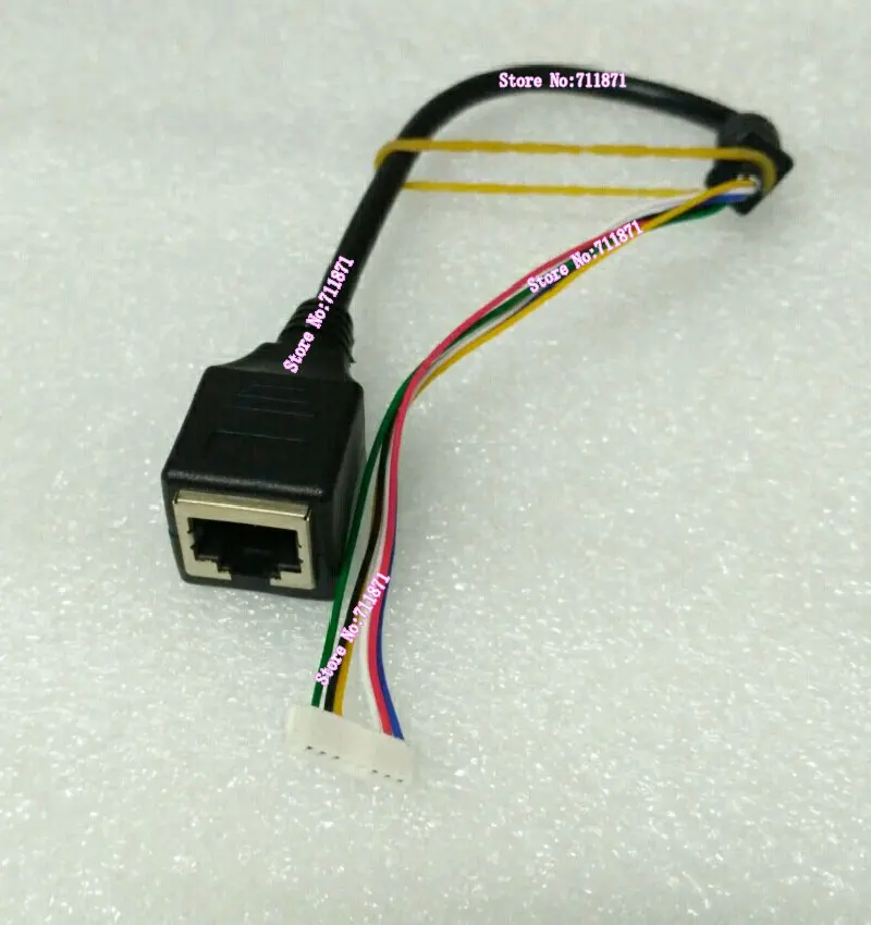 1.25 Pitch 9P Rj45 tieline 8P network Rj45 Female to 9Pin Female Cable Line PH1.25 9P to 8P Rj45 Ethernet network line 9P to 8P