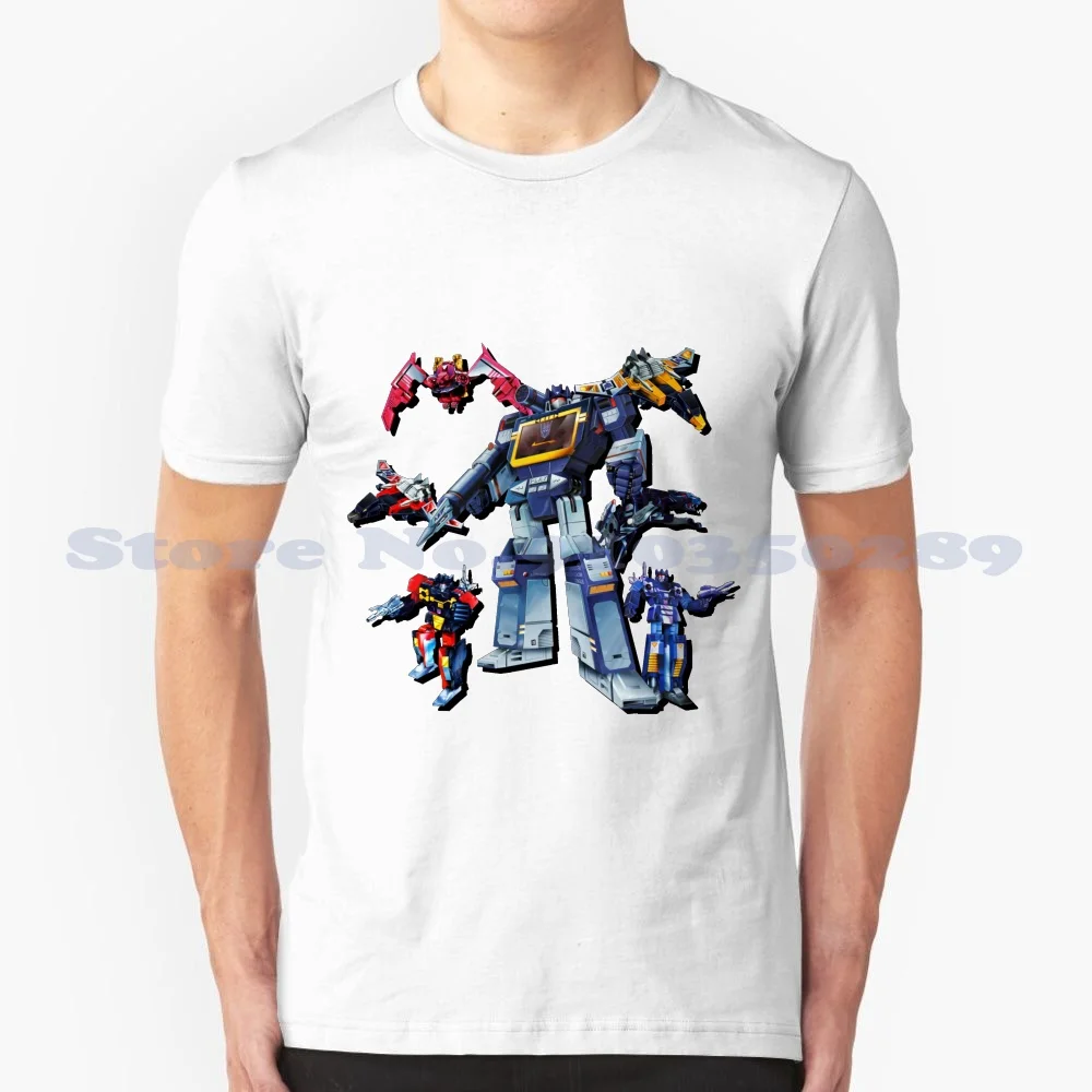 Masterpiece Soundwave And Cassettes 100% Cotton T-Shirt Soundwave Rumble Ravage Ratbat Frenzy Laserbeak Buzzsaw