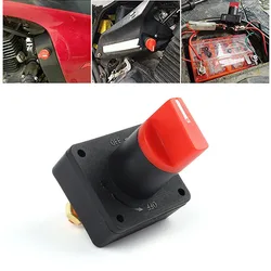 Universal Auto Car Battery Isolator Switch 12V 36V 24V Main Power Isolation Disconnector Cut Off Kill Switch For RV Boat 300A