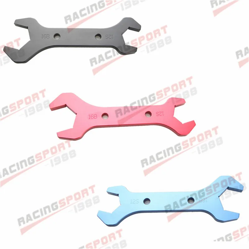 

AN4/6/8/10/12/16/20 To AN3/4/6/8/10/12/16 Double Ended Wrench Spanner Aluminum