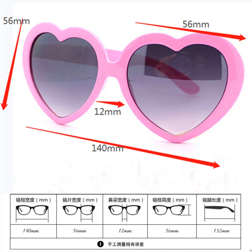 1Pc Love Heart แว่นตากันแดดผู้หญิงแว่นตากันแดดแว่นตาหญิง Lolita Hearts รูปร่างแว่นตาผู้หญิงแว่นตาหัวใจ Sun แว่นตา