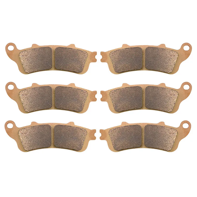 

3 Pairs Motorcycle Front & Rear Brake Pads for HONDA GL 1800 A1/A2/A3/A4/A5 Goldwing 2002-2005 6/7/8/9/A 2006-2011