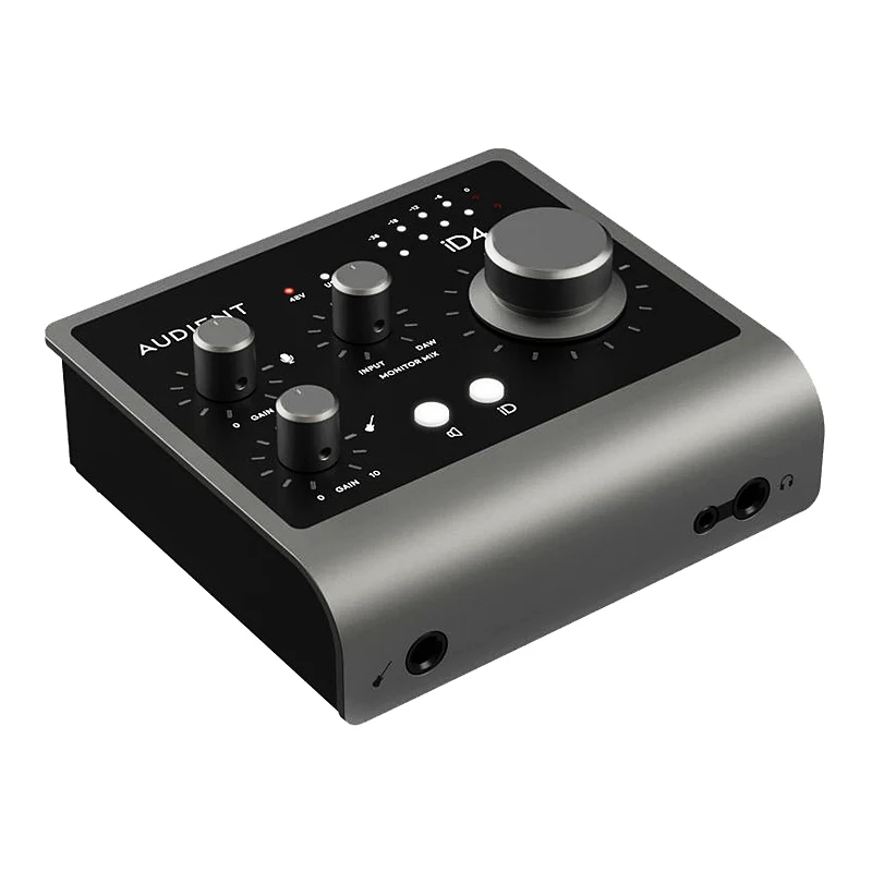 Original Audient iD4 MKII MK2 Professional Studio Live Recording Guitar JFET D.I USB AD-DA Audio Interface Sound Card