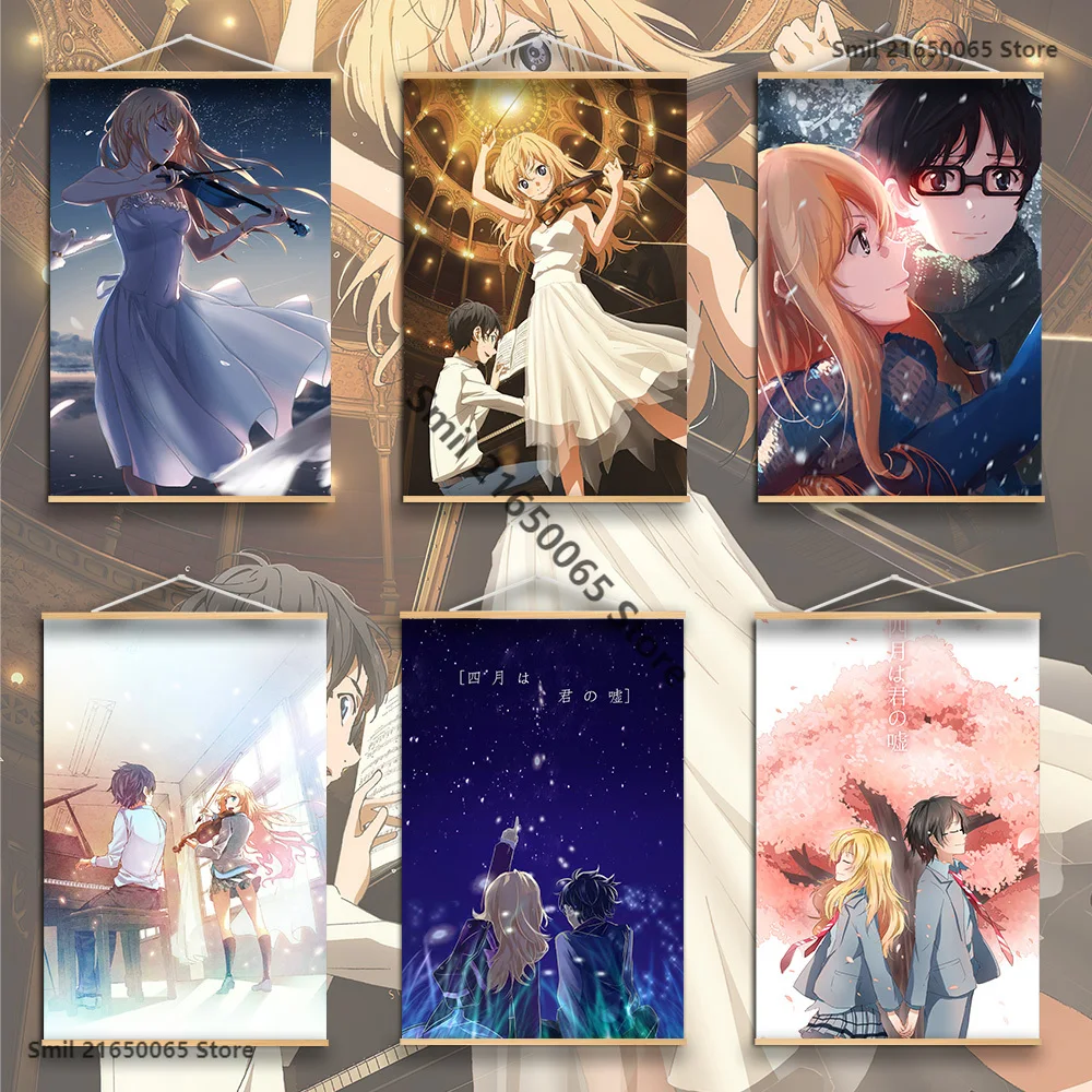 DIY 5D Diamond Painting Anime Manga Miyazon Kaori Wall Poster Your Lie In April Cross Stitch Kit Diamond Mosaic Home Decoration