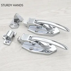 Oven Steam Cabinet Door Handle Cold Storage Freezer Flat Door Lock Buckle Electric Mechanical Equipment Hardware Accessories