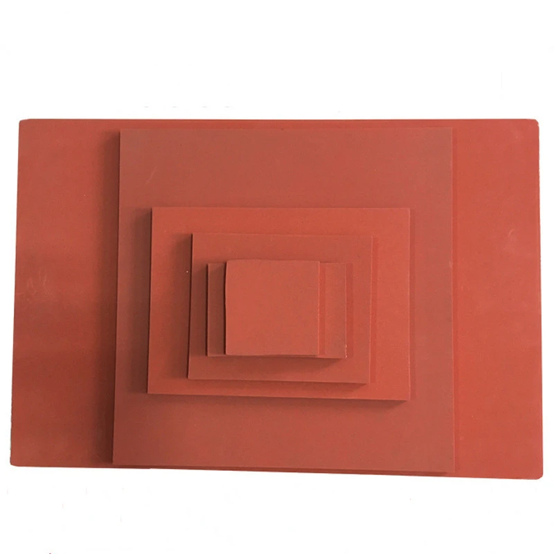 Custom Heat transfer Silicone Foam Sheet for Heat Press Machine,Heat-Resistant,Insulating Pad for Hot Stamping Machines,Red