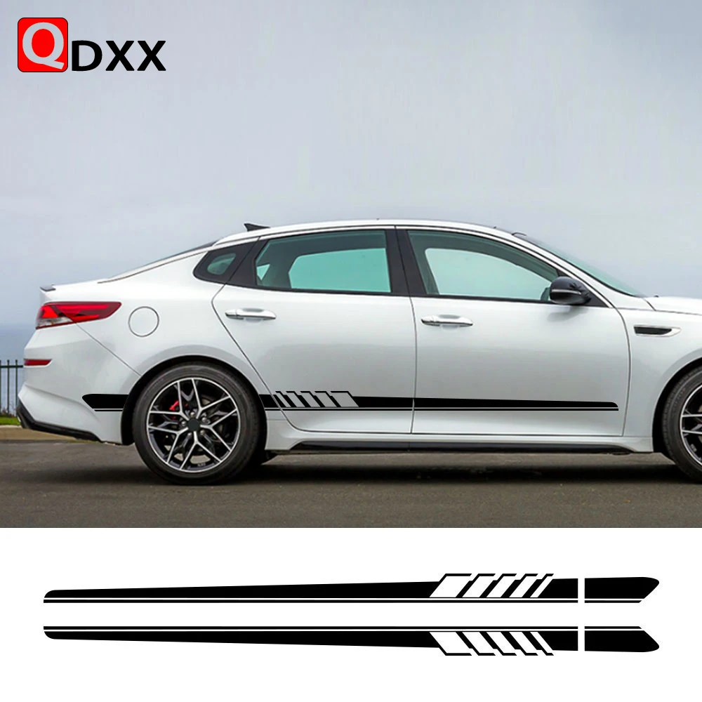 

For KIA CARENS CARNIVAL CERATO K5 MOHAVE NIRO PICANTO RIO SELTOS SPORTAGE SORENTO STINGER VENGA TELLURIDE 2PCS Car Side Sticker