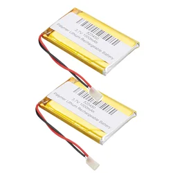 1/2/3/4pcs 3.7V 1000mAh 523450 Polymer Lithium Rechargeable Battery Li-ion Battery  for Smart Phone DVD MP3 MP4 Led Lamp