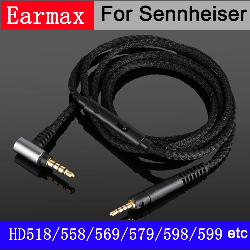 Bản Nâng Cấp Mới Cáp Cho Tai Nghe Sennheiser Hd598/Hd558/Hd518/Hd598 CS/Hd599/Hd569/Hd579/2.20 2.30i 2.30G Cáp Âm Thanh