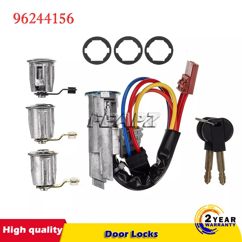 

1 Set Front Rear 3 Door Locks + 1 Ignition Barrel 96244156 252522 9170.G3 For Peugeot Partner for Citroen Berlingo 1996-2008