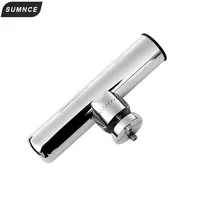 Accesorio de aparejos de pesca de acero inoxidable marino, soporte de caña giratorio adecuado para tubo de 32mm