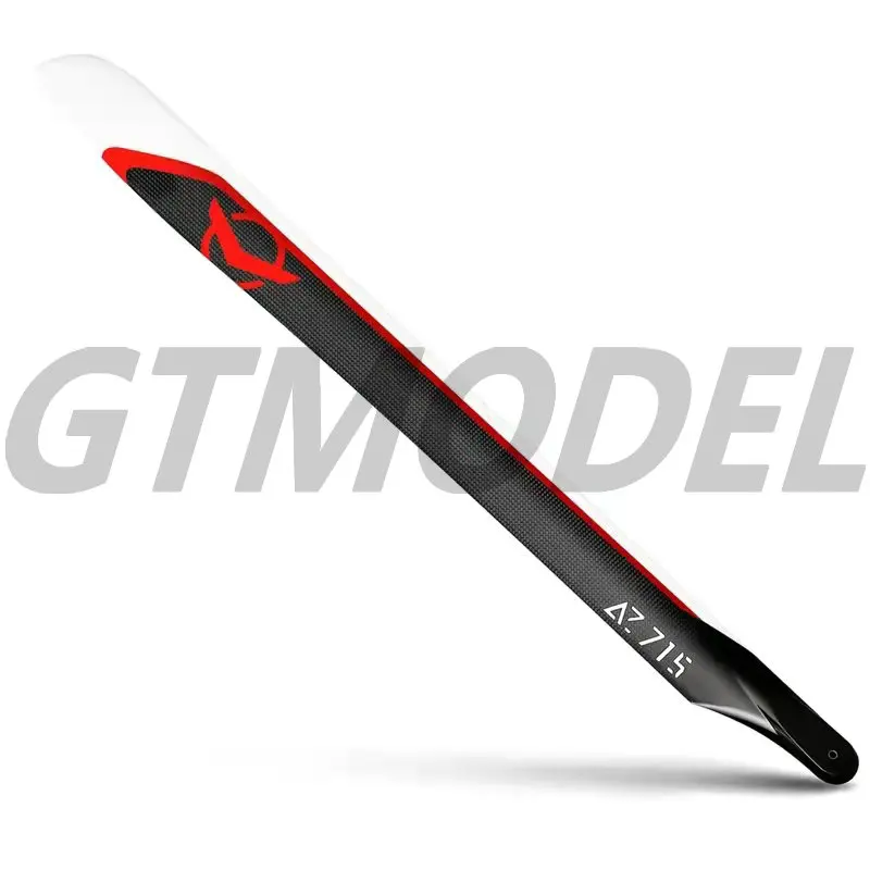 1 Pair AZURE POWER560mm 600mm 700mm 715mm Carbon Fiber Main Rotor Blade  For  XLPower RC Helicopter