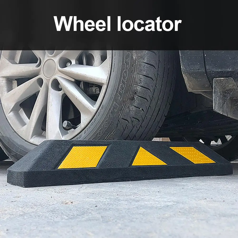 Car Tires Rubber Parking Curb Wheels Stoppers For Garage Floor Trucks Trailers Forklifts For Parking Lanes Garages Parking Lots