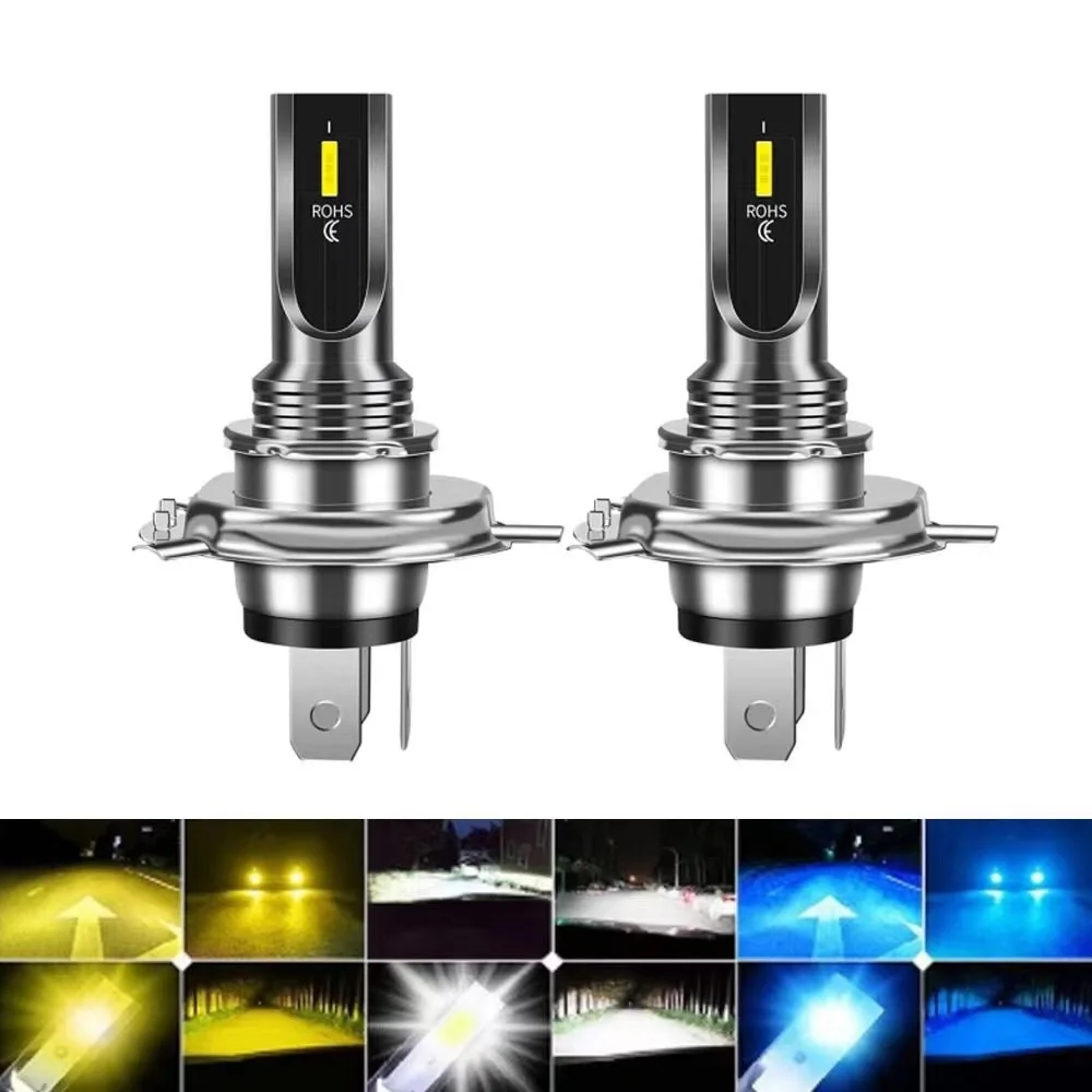 New 2Pcs 16000LM Headlamp H1 H6 H7 HB3 HB4 9005 9006 H8 H11 H3 Moto Bulb 12V 24V Auto H4 LED Motorcycle HeadLight Fog Lamp 1860