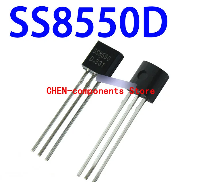 

100pcs SS8550D straight Insert triode TO-92 Double S high current PNP Imported brand new original