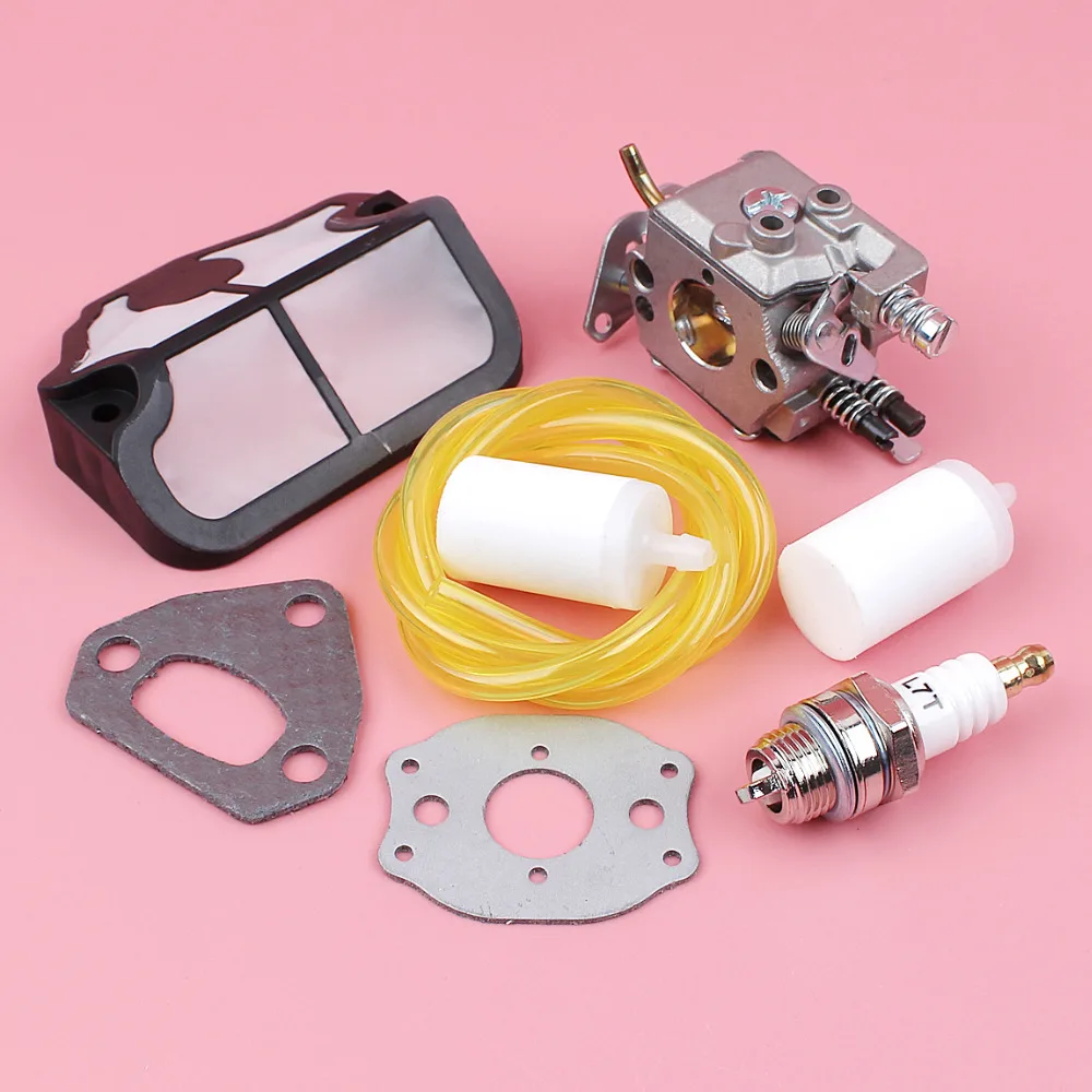 La linea di filtro del carburante del carburatore Kit di guarnizioni del filtro dell'aria del tubo flessibile per Husqvarna 136 137 142 141 36 41 motosega sostituisce la parte Zama C1Q-W29E