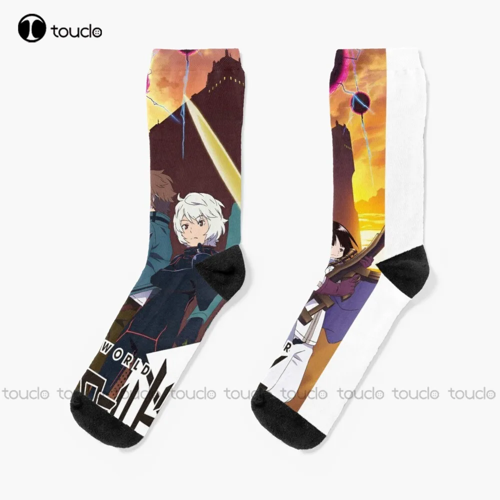 World Trigger Socks Girls Crew Socks Personalized Custom Unisex Adult Teen Youth Socks 360° Digital Print Christmas Gift Gift