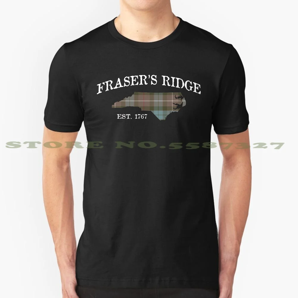 Fraser'S Ridge North Carolina 100% Cotton T-Shirt Fraser Tartan Fraser Plaid Frasers Ridge Nc Frasers Ridge North Carolina