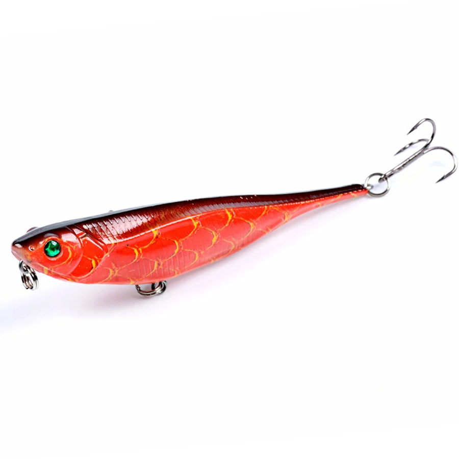 Topwater Floating Pencil Walk The Dog Crankbaits Fishing Lure Sea Bass Surface Walker Hard Bait Artificial Wobblers For Trolling