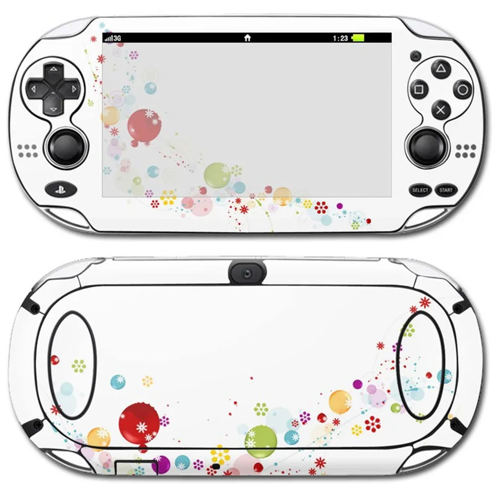 Decal Vinil Aksesori Game Tahan Air Desain Naga untuk PS Vita 1000 Stiker Kulit