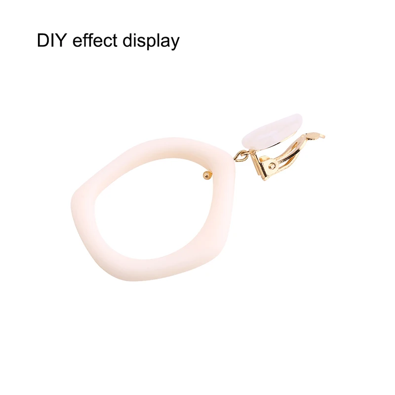 UNNAIER 10/Pack Frog Sling Ear Clip Invisible Pain Relief Ladies Ear Clip DIY Jewelry Accessories Earrings Non-pierced Earrings