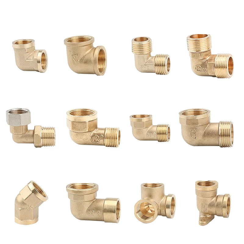 

Sourcing Map Brass Elbow Pipe Fitting 90 Degree 1/2 PT Male X 1/2 PT Male Connector Brass Pipe Fitting 90 Degree Elbow