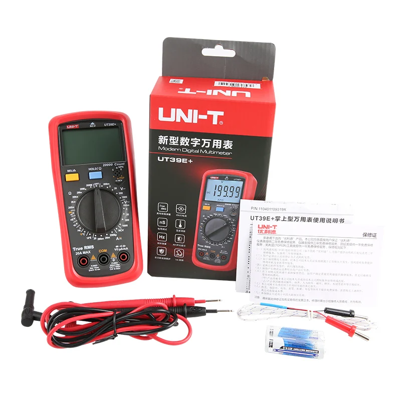 UNI-T UT39A+ UT39C+ UT39E Plus Multimeter Digital Ammeter Voltmeter AC/DC Current Professional Electrician Tester Multi Meter