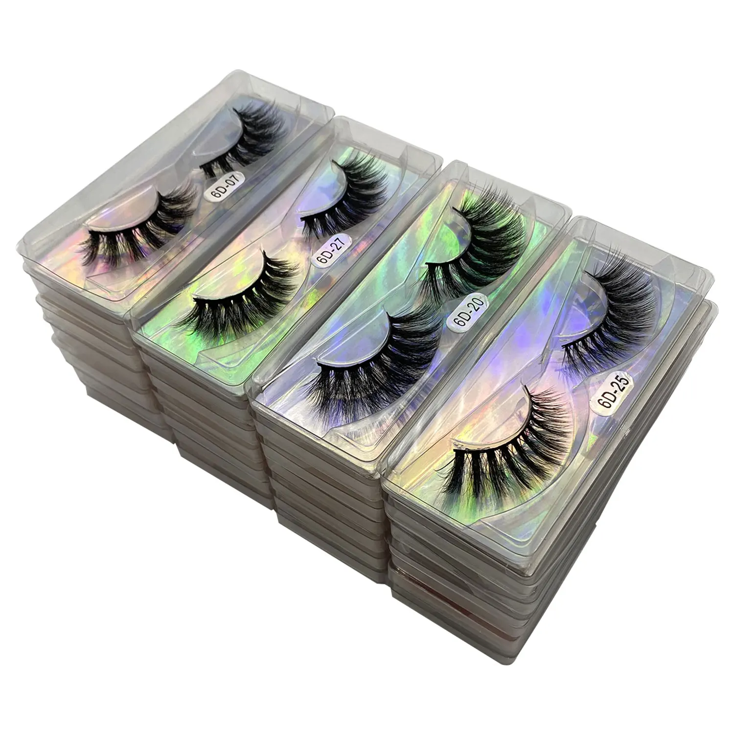 Mink Lashes Wholesale Fluffy Volume Eyelash Handmade Lash Extension faux cils Individual Lashes Natural Fake Eyelashes