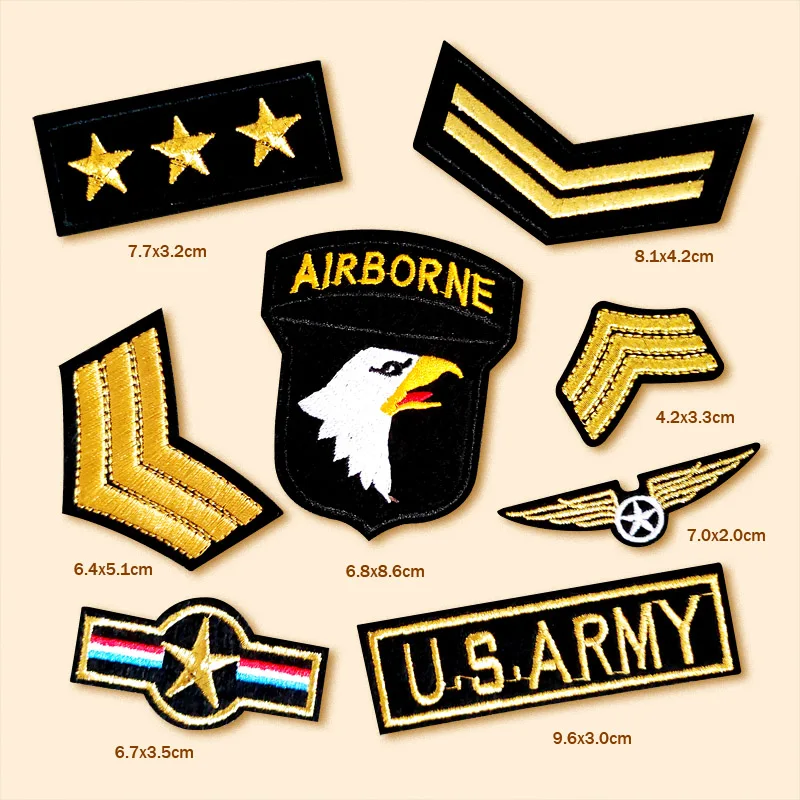 

8pcs/lot Badges Cloth Mend Decorate Iron On Patch Clothes Apparel Sewing Decoration Applique Sew On Patches For Clothing