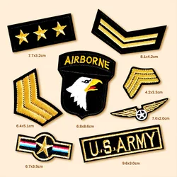 8pcs/lot Badges Cloth Mend Decorate Iron On Patch Clothes Apparel Sewing Decoration Applique Sew On Patches For Clothing